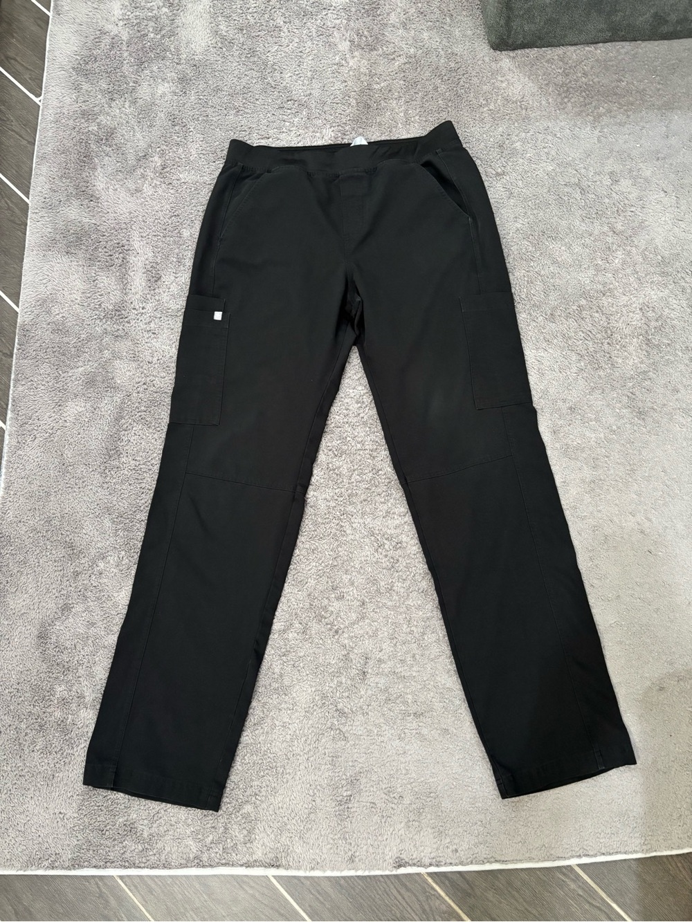 Large FIGS Black Scrub Pants